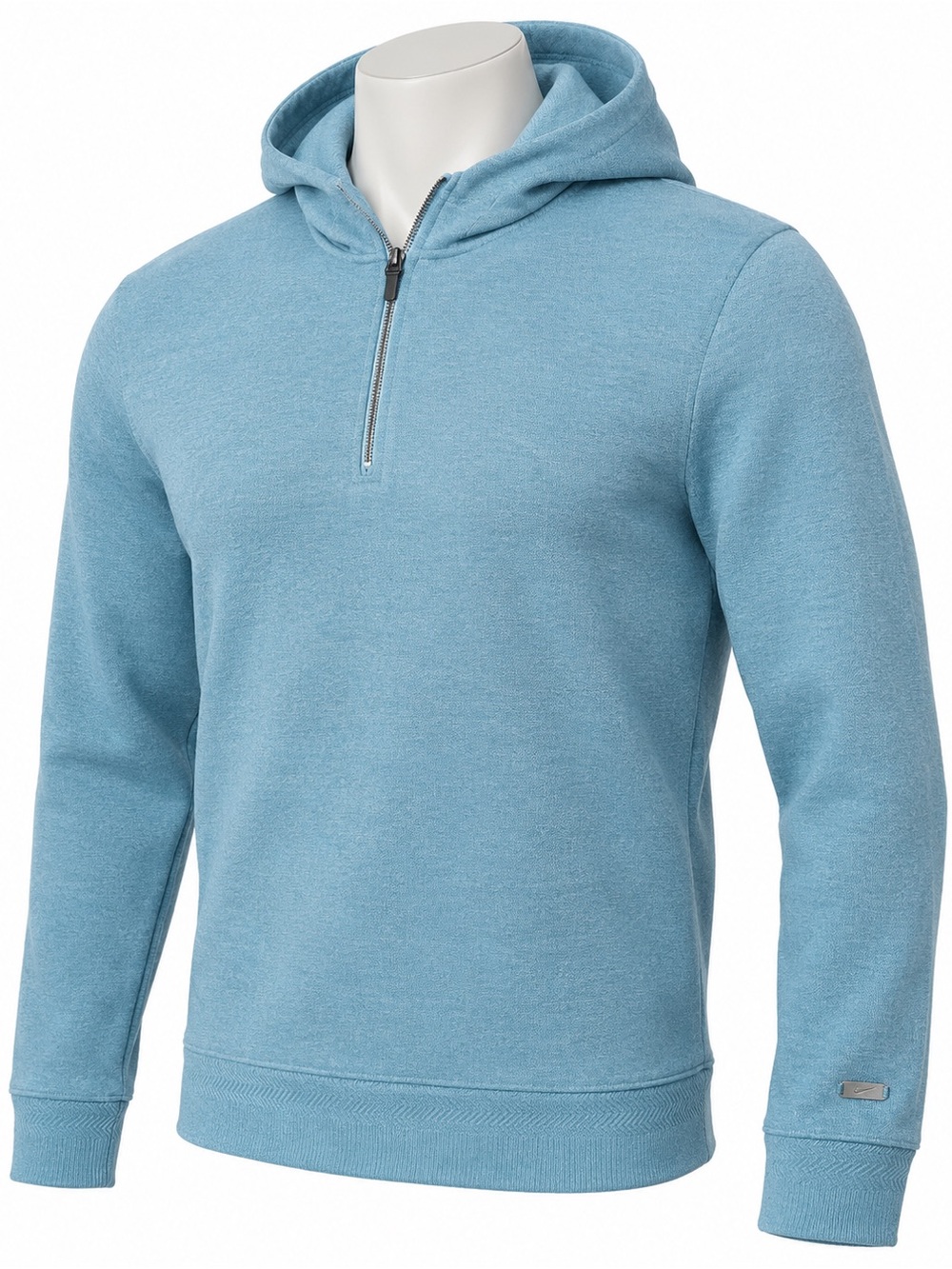Men's Nike Dri-FIT Player 1/2 Zip Hoodie Size Large Blue